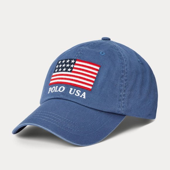 Polo Ralph Lauren Other - NWT Polo Ralph Lauren Men's Polo USA Flag Chino 6 Panel Adjustable Ball Cap
